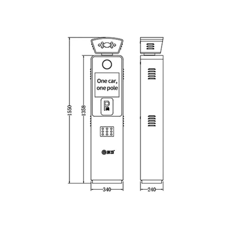 QG-CP2201 ALPR Camera with Software License Plate Recognition Parking Guidance-2